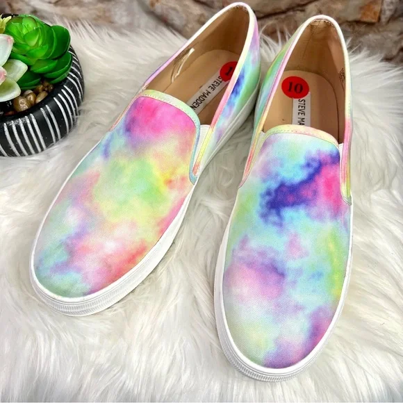 STEVE MADDEN Toshe Tie-Die Slip-on Sneakers, 10 - Picture 3 of 11